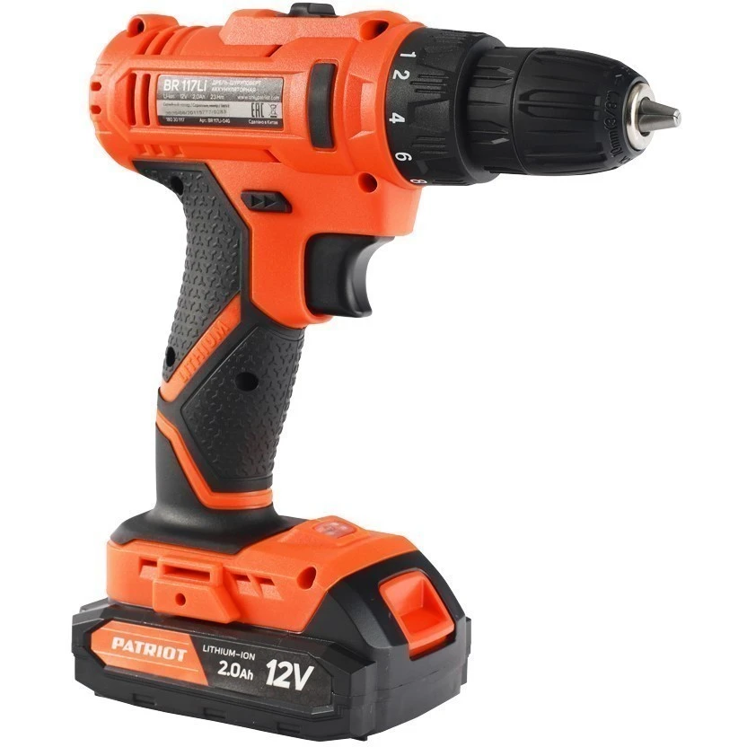 Дрель PATRIOT BR 117Li - 180301117 - фото 2