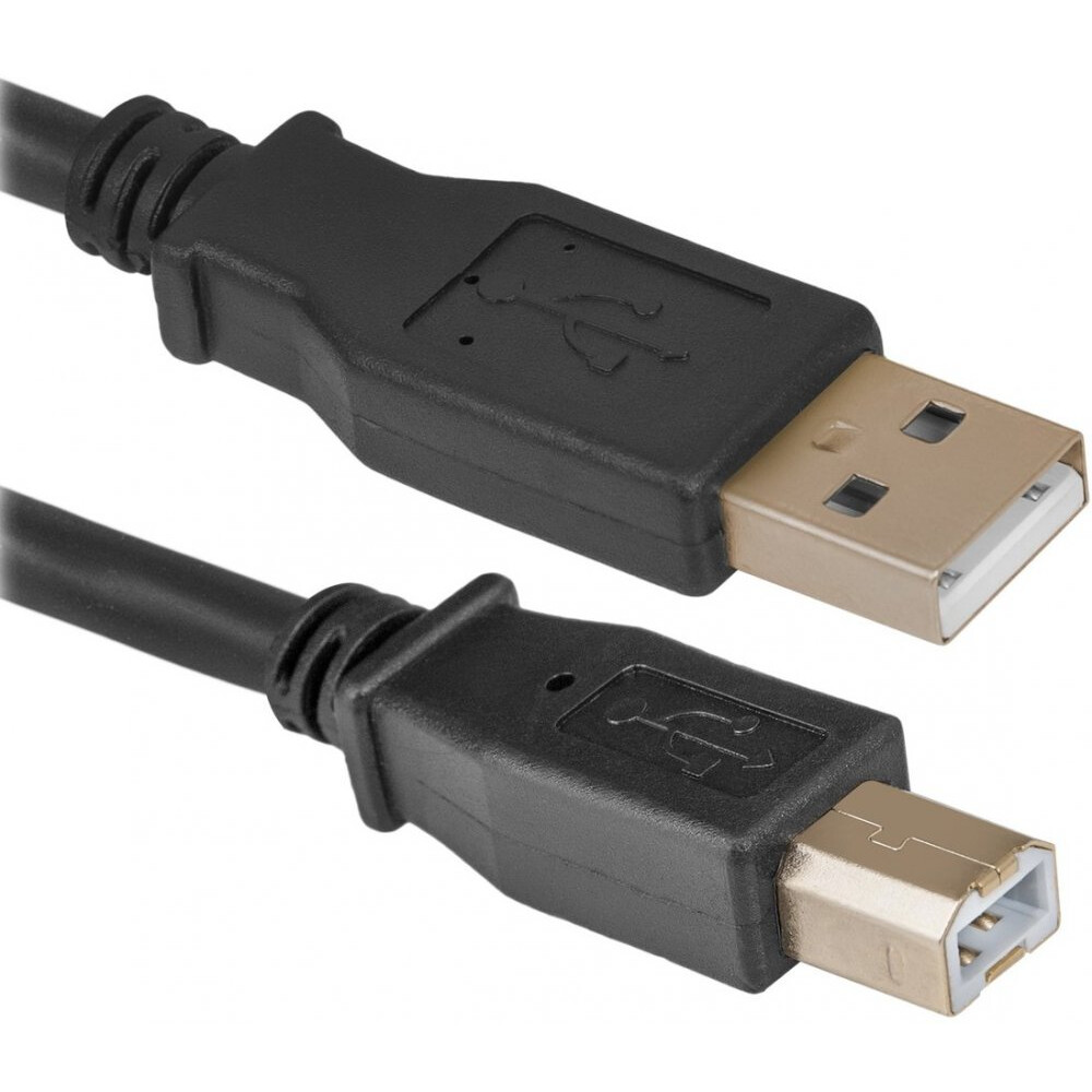 Кабель USB A (M) - USB B (M), 1.8м, Defender USB04-06PRO