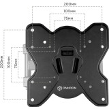 Кронштейн Onkron NP23 Black (NP23-B)