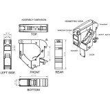 Крепление Hyperline FP-IE-DIN-KJ-1-GY