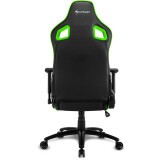 Игровое кресло Sharkoon Elbrus 2 Black/Green (ELBRUS-2-BK/GN)
