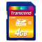 Карта памяти 4GB SD Transcend  (TS4GSDHC10)