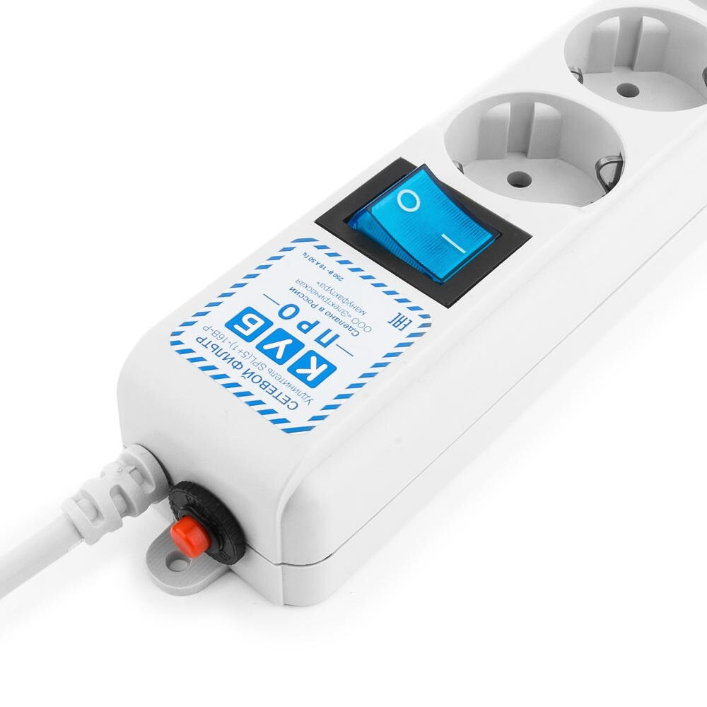 Сетевой фильтр Power Cube SPL(5+1)-16B-P-3M White - фото 2