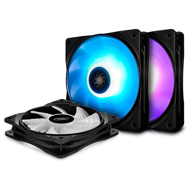 Вентилятор для корпуса DeepCool RF120 - 3 in 1 RGB - DP-FRGB-RF120-3C