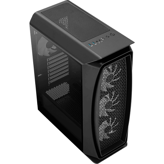 Корпус AeroCool Aero One Frost Black - EN52328 - фото 4