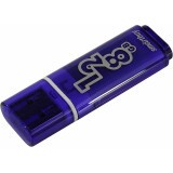 USB Flash накопитель 128Gb SmartBuy Glossy Dark Blue (SB128GBGS-DB)