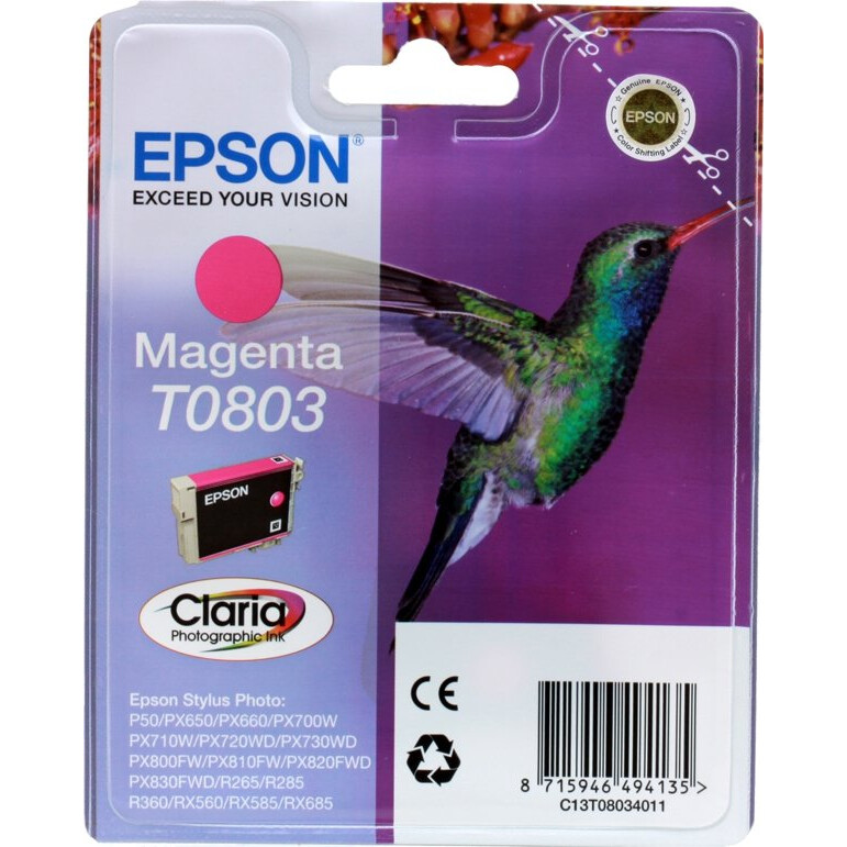 Картридж Epson C13T08034011 Magenta
