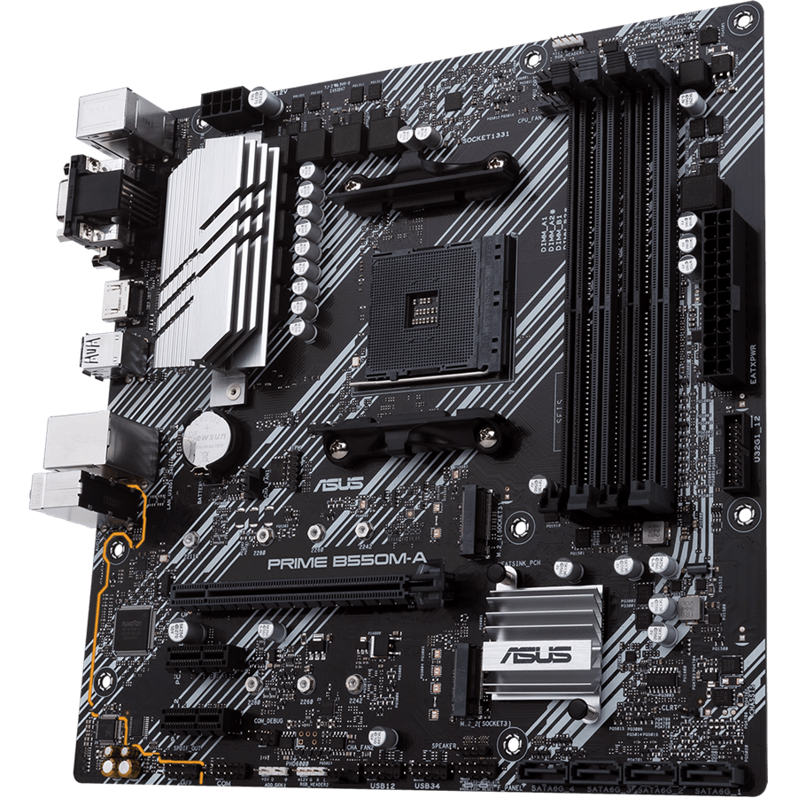 Материнская плата ASUS PRIME B550M-A/CSM - фото 2
