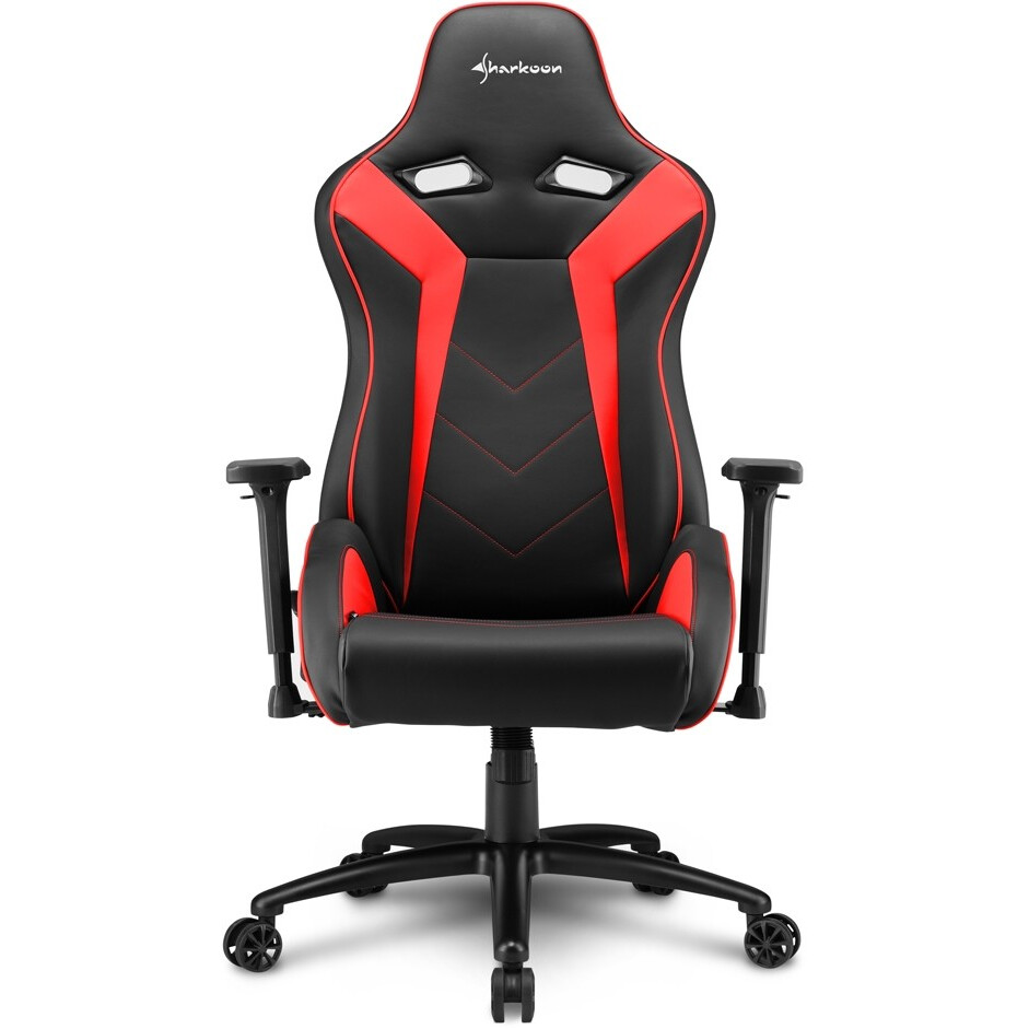 Игровое кресло Sharkoon Elbrus 3 Black/Red - ELBRUS-3-BK/RD - фото 2