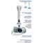 Кронштейн Kromax PROJECTOR-100 White - PROJECTOR-100/20196 - фото 2