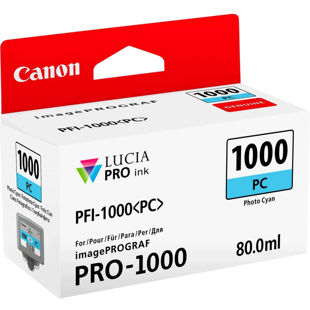 Картридж Canon PFI-1000 Photo Cyan