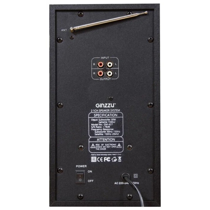 Колонки Ginzzu GM-427 - фото 3