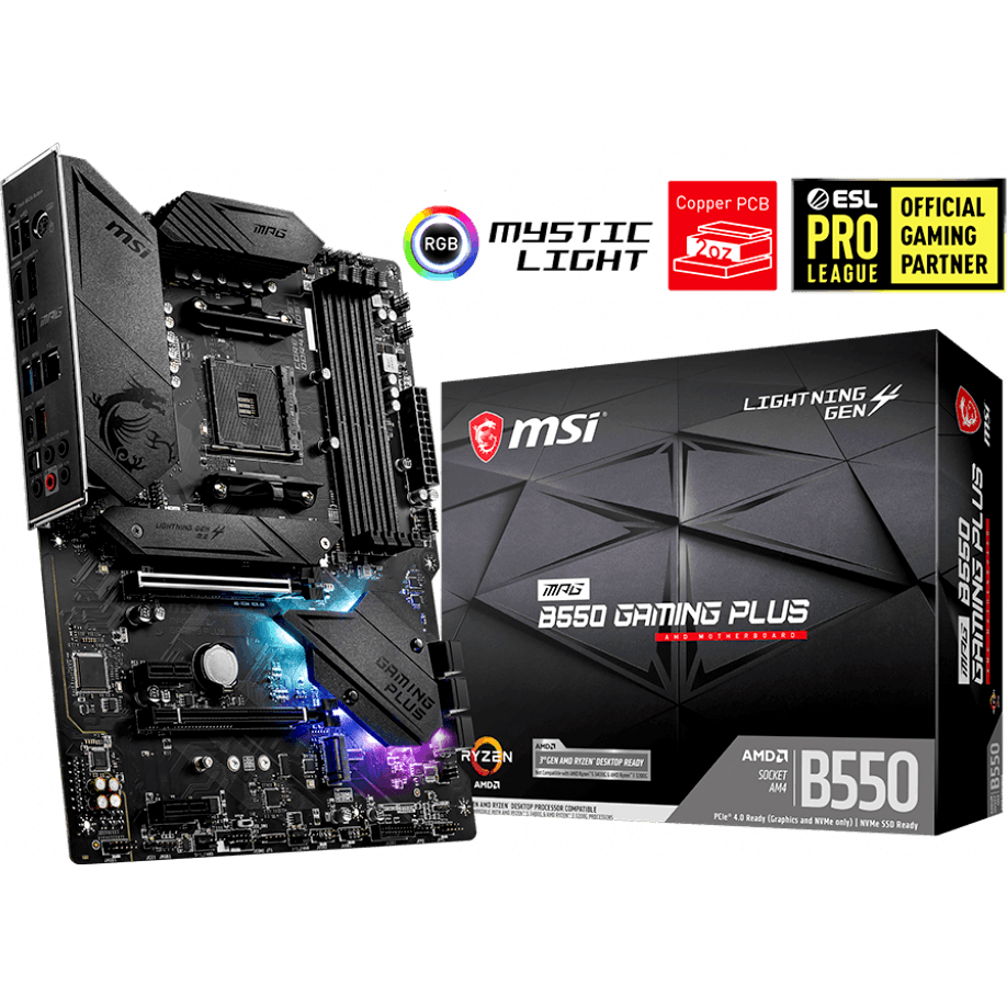 Материнская плата MSI MPG B550 GAMING PLUS - фото 5