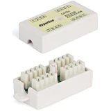 Проходной адаптер Hyperline CA-IDC-C5e-WH