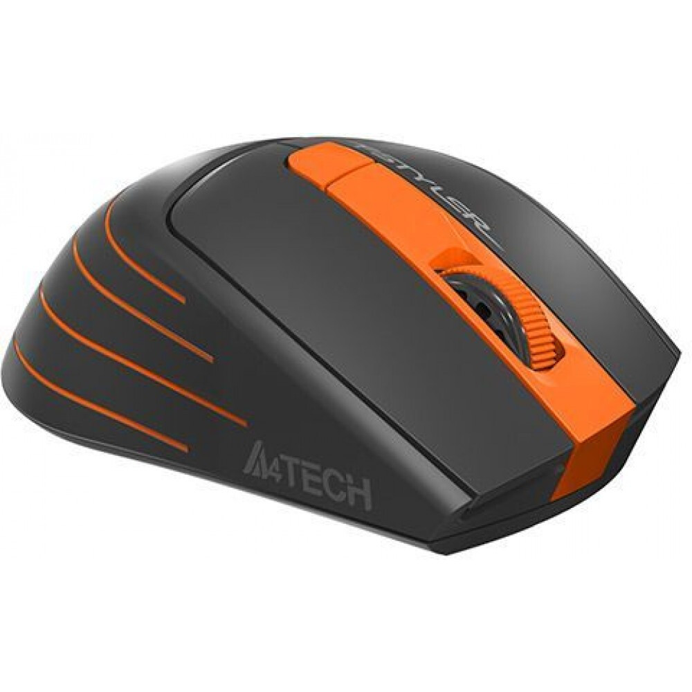 Мышь A4Tech Fstyler FG30 Grey/Orange - Fstyler FG30 Grey/Orange  - фото 3