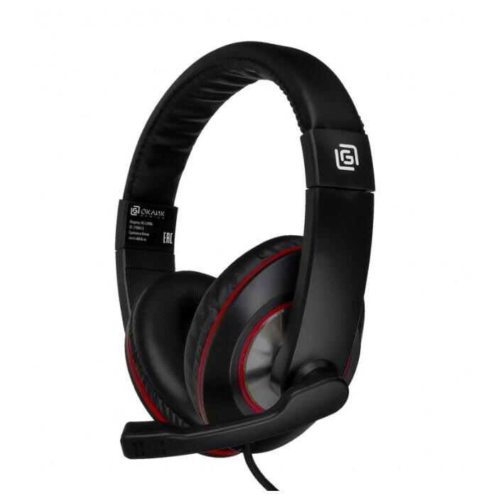 Гарнитура Oklick HS-L390G Black/Red