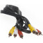 Кабель 3x RCA (M) - 3x RCA (M), 5м, VCOM VAV7150-5M