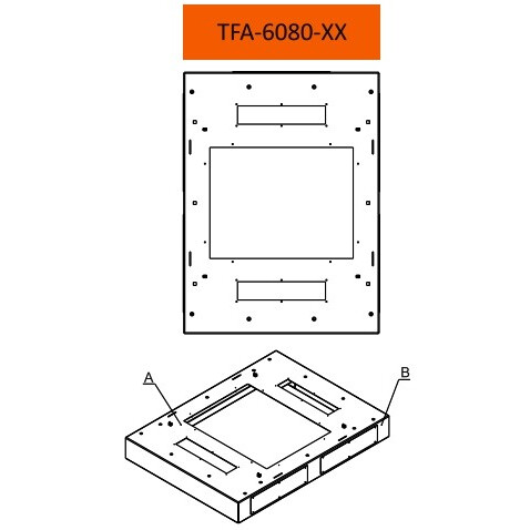 Нижнее и верхнее основание TLK TFA-6080-GY