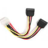 Переходник Molex - 2x SATA, 0.3м, Gembird CC-SATA-PSY-0.3M