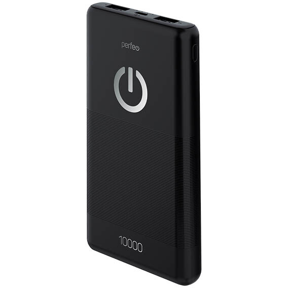 Внешний аккумулятор Perfeo Splash 10000mAh Black
