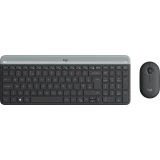 Клавиатура + мышь Logitech MK470 Slim Wireless Combo Graphite (920-009206)