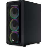 Корпус Powercase Mistral Z4 Mesh RGB Black (CMIZB-R4)