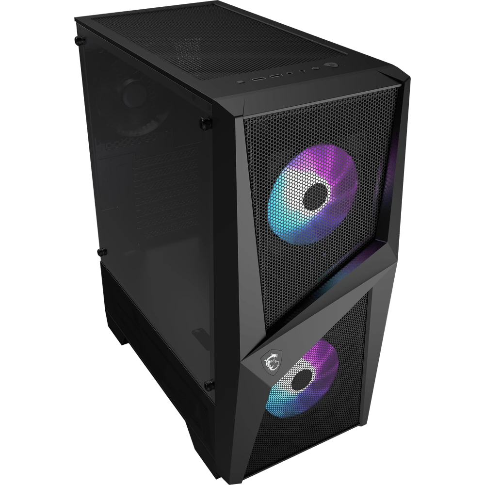 Корпус MSI MAG FORGE 100R Black - фото 2