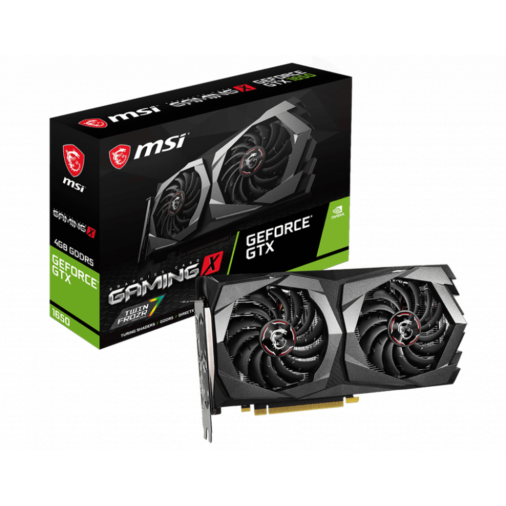 Видеокарта NVIDIA GeForce GTX 1650 MSI 4GB (GTX 1650 GAMING X 4G) - фото 5