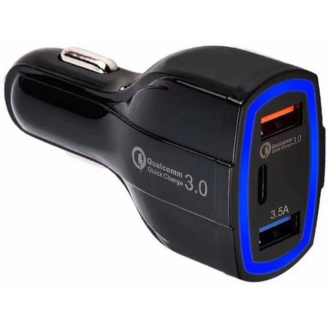 Автомобильное зарядное устройство Orient CAR QC-12V3B - фото 2