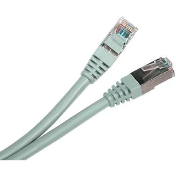 Патч-корд Hyperline PC-LPM-STP-RJ45-RJ45-C5e-3M-LSZH-GY, 3м