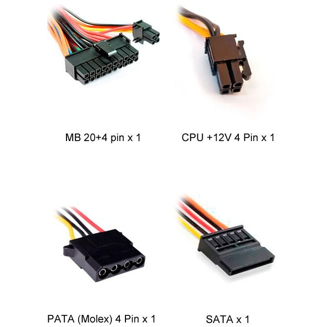 Блок питания 200W PowerMan PM-200ATX OEM - фото 4