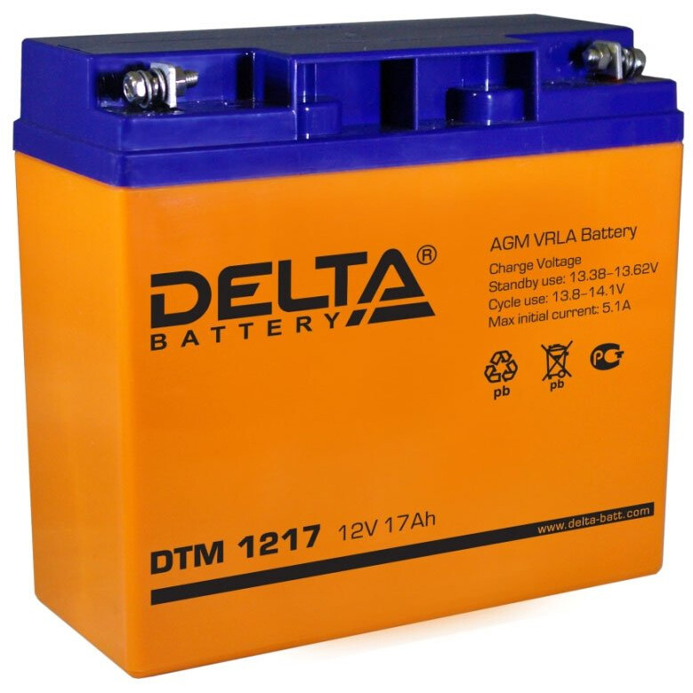 Аккумуляторная батарея Delta DTM1217