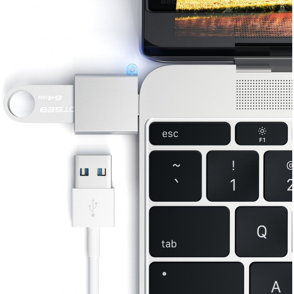 Переходник USB A (F) - USB Type-C, Satechi ST-TCUAS - фото 4