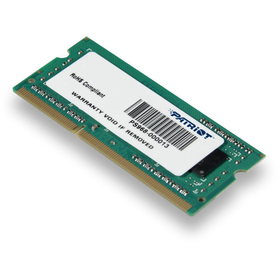 Оперативная память 4GB DDR-III 1600MHz Patriot SO-DIMM (PSD34G160081S)