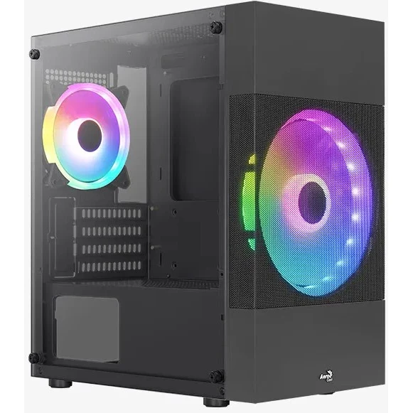 Корпус AeroCool Atomic Lite-G-BK-v2 Black - EN58603