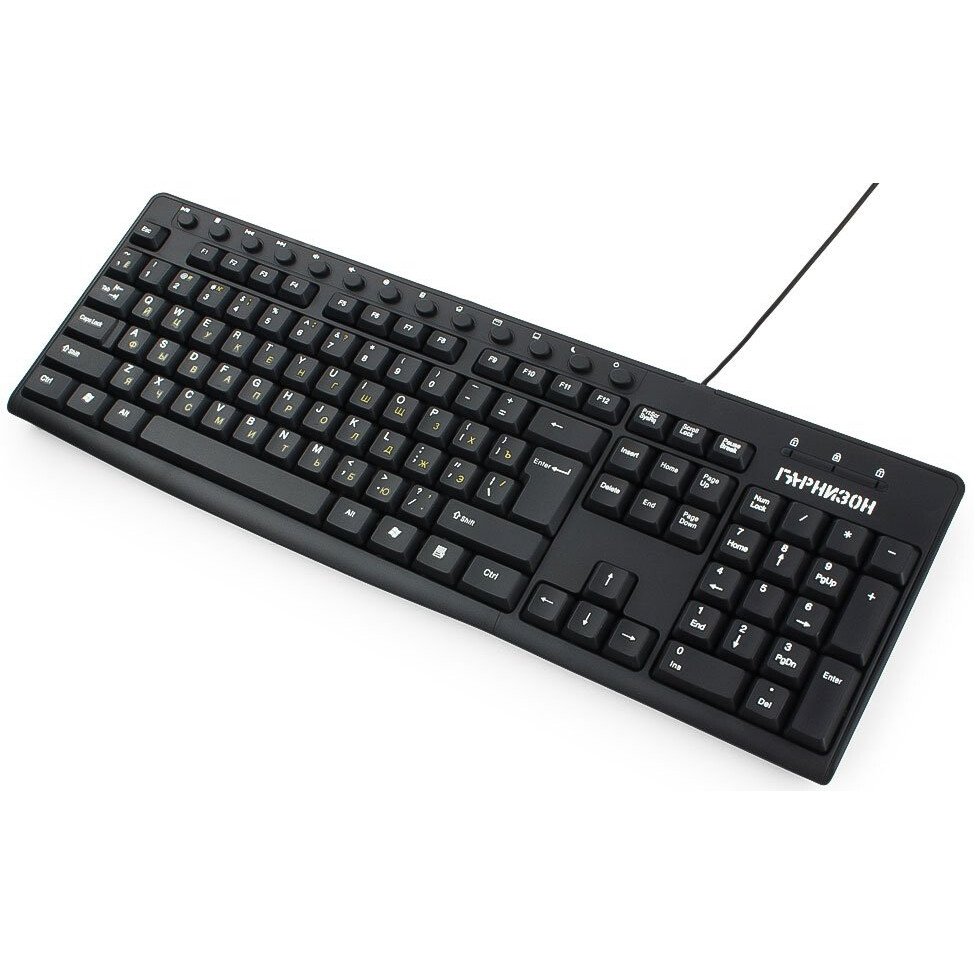 Клавиатура Гарнизон GKM-125 Black - фото 2
