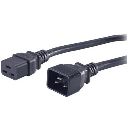 Кабель питания C19 - C20, 5м, Hyperline PWC-IEC19-IEC20-5.0-BK