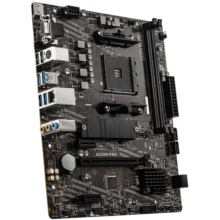 Материнская плата MSI A520M PRO - фото 2