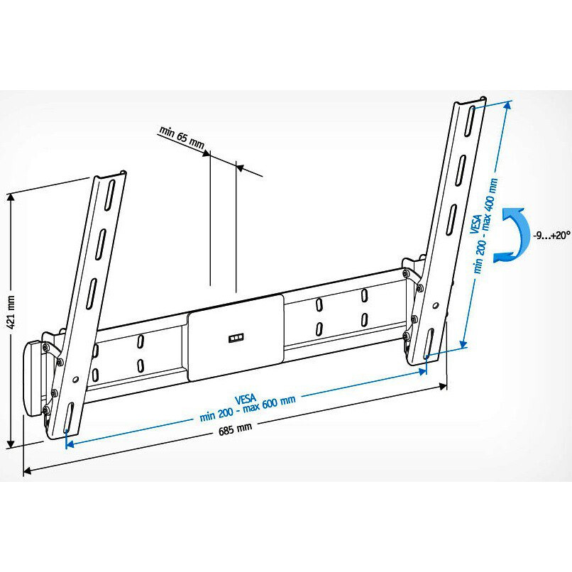Кронштейн Holder LCD-T6609 Black - фото 2