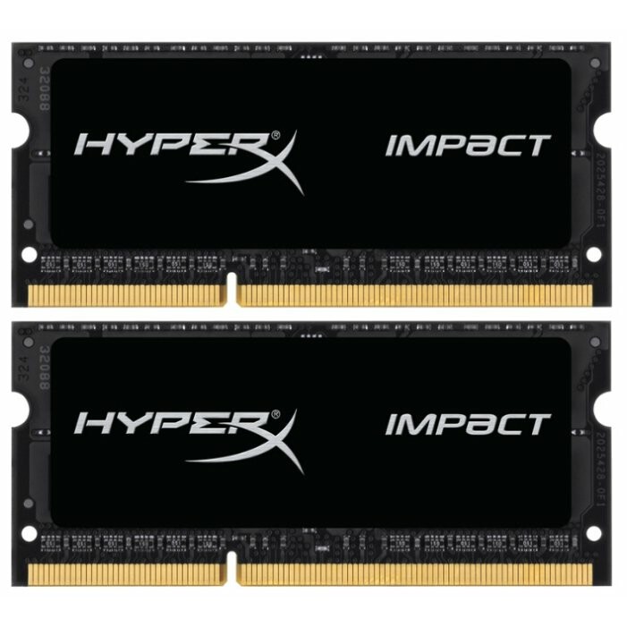 Оперативная память 8Gb DDR-III 2133MHz Kingston HyperX Impact SO-DIMM (HX321LS11IB2K2/8) (2x4Gb KIT)
