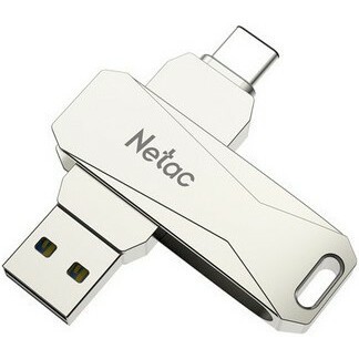 USB Flash накопитель 128Gb Netac U782C Silver - NT03U782C-128G-30PN