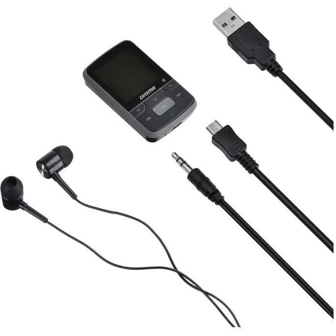 Портативный плеер Digma Z4 16Gb Black - фото 5