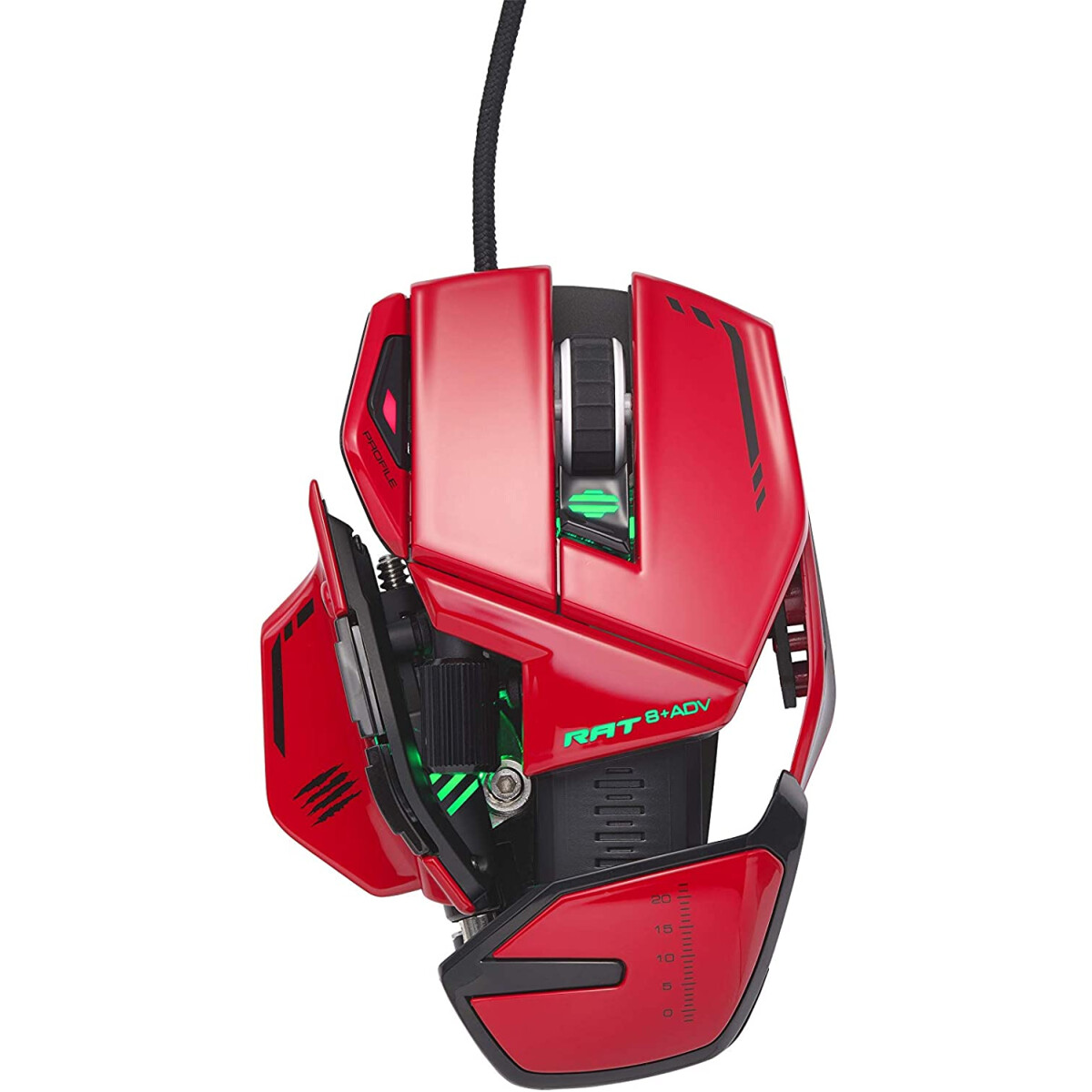 Мышь Mad Catz R.A.T.8+ ADV Red - MR06DCINRD000-0 - фото 2