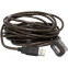 Кабель удлинительный USB A (M) - USB A (F), 15м, Gembird UAE-01-15M