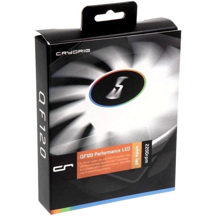 Вентилятор для корпуса Cryorig QF120 Performance White LED - CR-QFLC - фото 5