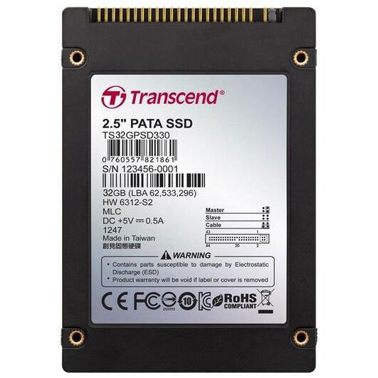 Накопитель SSD 32Gb Transcend 330 (TS32GPSD330)