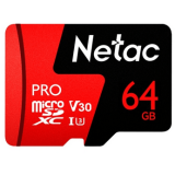 Карта памяти 64Gb MicroSD Netac P500 Extreme Pro (NT02P500PRO-064G-S)