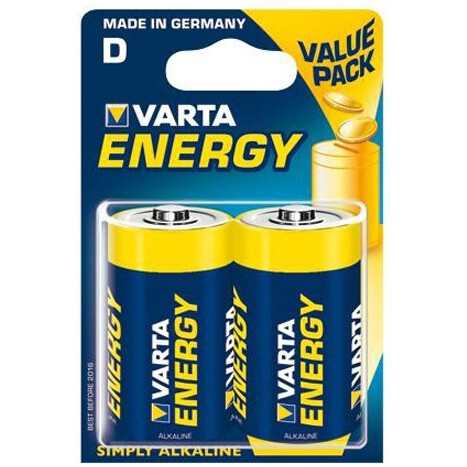 Батарейка Varta Energy (D, 2 шт.) - 04120229412