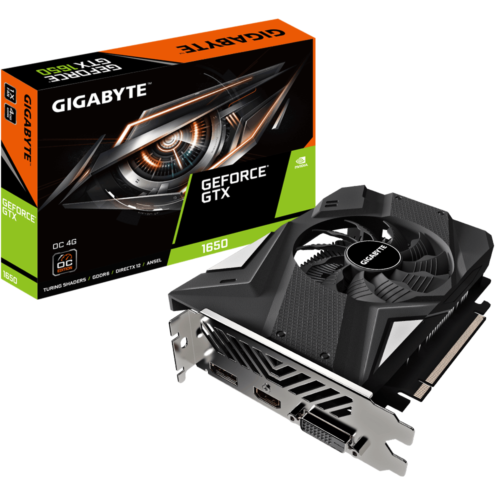 Видеокарта NVIDIA GeForce GTX 1650 Gigabyte 4Gb (GV-N1656OC-4GD V2) - GV-N1656OC-4GD V2.0 - фото 7