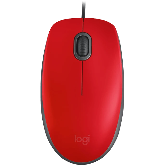 Мышь Logitech M110 Silent Red (910-005489/910-005501) - фото 2